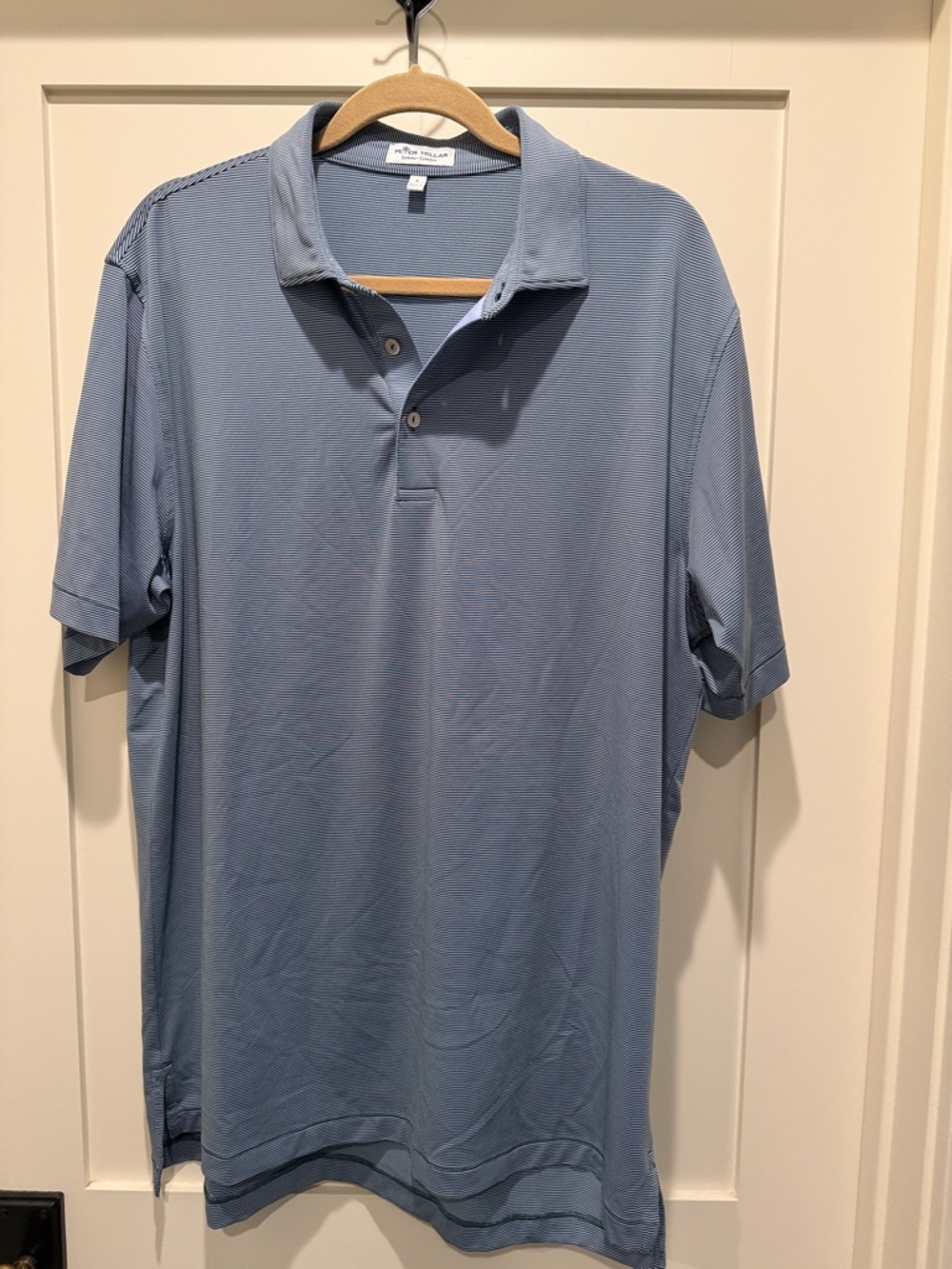 Peter Millar Men's Dusty Blue Performance Polo